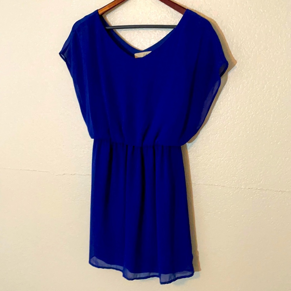 Royal blue dress- Lush